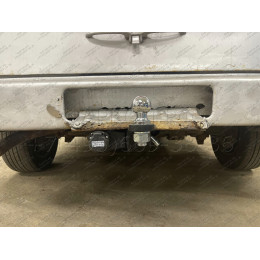 GAZ-XX-991122.00 PT GROUP Фаркоп на ГАЗ Соболь 27527/22177/221717 1998- без подрезки бампера. Тип шара: E (легкосъемный шар под квадрат). Нагрузки: 1500/75 кг, масса фар