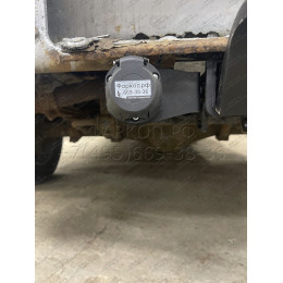 GAZ-XX-991122.00 PT GROUP Фаркоп на ГАЗ Соболь 27527/22177/221717 1998- без подрезки бампера. Тип шара: E (легкосъемный шар под квадрат). Нагрузки: 1500/75 кг, масса фар