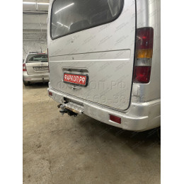 GAZ-XX-991122.00 PT GROUP Фаркоп на ГАЗ Соболь 27527/22177/221717 1998- без подрезки бампера. Тип шара: E (легкосъемный шар под квадрат). Нагрузки: 1500/75 кг, масса фар