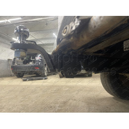 GAZ-XX-991122.00 PT GROUP Фаркоп на ГАЗ Соболь 27527/22177/221717 1998- без подрезки бампера. Тип шара: E (легкосъемный шар под квадрат). Нагрузки: 1500/75 кг, масса фар