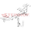 H-297 STEINHOF Фаркоп на Hyundai Santa Fe V 2023- без снятия и подрезки бампера. Тип шара: AV (вертикальное быстросъемное крепление шара на ключе). Нагрузки: 2500/120 кг (без электрики в комплекте)