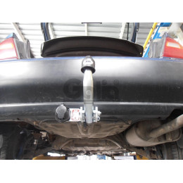 H010C GALIA Полностью оцинкованный фаркоп на Honda Civic хетчбек 5 дверей 1995-2000. Тип шара: C (горизонтальный съемный). Необходим вырез бампера. Нагрузки
