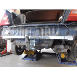 H010C GALIA Полностью оцинкованный фаркоп на Honda Civic хетчбек 5 дверей 1995-2000. Тип шара: C (горизонтальный съемный). Необходим вырез бампера. Нагрузки