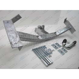 H049A GALIA Полностью оцинкованный фаркоп на Honda HR-V 2001-2005. Особенности: задние фары круглой формы. Тип шара: A. Невидимый вырез бампера. Нагрузки: 13