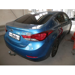 H099C GALIA Полностью оцинкованный фаркоп на Hyundai Elantra 2011-2016. Подрозетник убирается за бампер. Требуется невидимая подрезка бампера. Тип шара: C (г