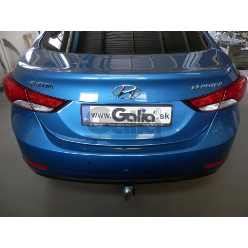 H099C GALIA Полностью оцинкованный фаркоп на Hyundai Elantra 2011-2016. Подрозетник убирается за бампер. Требуется невидимая подрезка бампера. Тип шара: C (горизонтальный съемный). Нагрузки: 1500/80 кг, масса фаркопа 15,77 кг