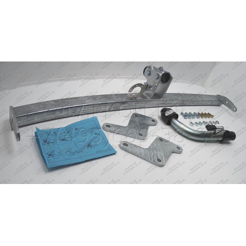 H099C GALIA Полностью оцинкованный фаркоп на Hyundai Elantra 2011-2016. Подрозетник убирается за бампер. Требуется невидимая подрезка бампера. Тип шара: C (горизонтальный съемный). Нагрузки: 1500/80 кг, масса фаркопа 15,77 кг