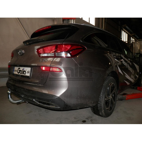 H100C GALIA Полностью оцинкованный фаркоп на Kia Ceed универсал, в т.ч. дизель, в т.ч. GT-Line, в т.ч. hybrid 2018-, Hyundai i30 универсал, в т.ч. дизель, в т.ч. GT-Line, в т.ч. hybrid 2017-. Тип шара: C (горизонтальный съемный). Установка без снятия и вы