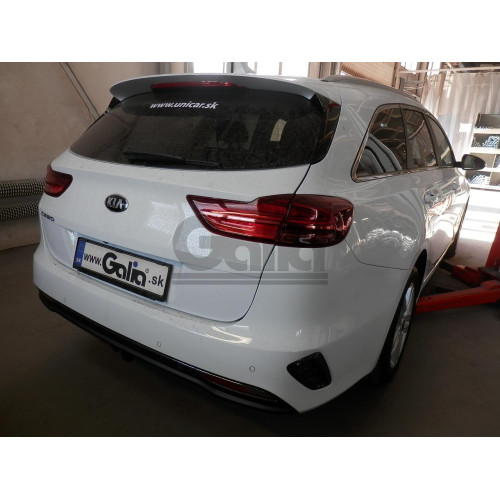 H100C GALIA Полностью оцинкованный фаркоп на Kia Ceed универсал, в т.ч. дизель, в т.ч. GT-Line, в т.ч. hybrid 2018-, Hyundai i30 универсал, в т.ч. дизель, в т.ч. GT-Line, в т.ч. hybrid 2017-. Тип шара: C (горизонтальный съемный). Установка без снятия и вы