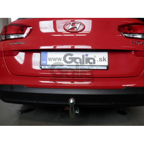 H100C GALIA Полностью оцинкованный фаркоп на Kia Ceed универсал, в т.ч. дизель, в т.ч. GT-Line, в т.ч. hybrid 2018-, Hyundai i30 универсал, в т.ч. дизель, в т.ч. GT-Line, в т.ч. hybrid 2017-. Тип шара: C (горизонтальный съемный). Установка без снятия и вы