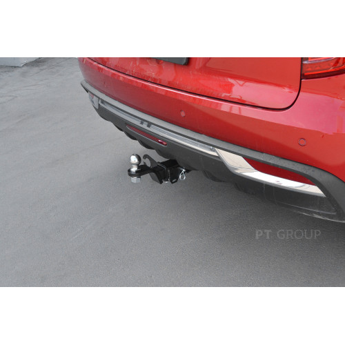 HVJ-21-991122.00 PT GROUP Фаркоп на Haval Jolion 2021- без подрезки бампера. Тип шара: E (легкосъемный шар под квадрат). Нагрузки: 1800/75 кг, масса фаркопа 16,7 кг (без электрики в комплекте)