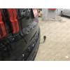 91008-A MOTODOR Фаркоп с оцинкованным шаром на Kia Sorento 2020-, Hyundai Santa Fe IV рестайлинг 2021-2023. Необходима подрезка бампера. Тип шара: A. Нагрузки: 2000/100 кг, масса фаркопа 16,5 кг (без электрики в комплекте)