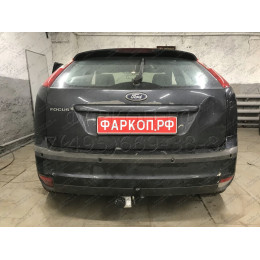 F101-A Лидер-плюс ТСУ для Ford Focus 2 хетчбек 2004-2011, Ford Focus 3 хетбчек 2011-2018 без выреза бампера. Нагрузки: 1100/75 кг, масса фаркопа 13,46 кг (без электрики в к