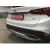 91008-A MOTODOR Фаркоп с оцинкованным шаром на Kia Sorento 2020-, Hyundai Santa Fe IV рестайлинг 2021-2023. Необходима подрезка бампера. Тип шара: A. Нагрузки: 2000/100 кг, масса фаркопа 16,5 кг (без электрики в комплекте)