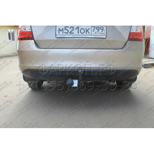 SK 11 AVTOS Фаркоп на Skoda Rapid лифтбек 2013-2020, 2020-2022. Необходима подрезка бампера. Тип шара: A. Нагрузки: 1500/75 кг, масса фаркопа 13 кг (без электрики в комплекте)