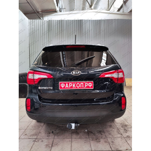 KI 24 AVTOS Фаркоп на Hyundai Santa Fe 2012-2018, Kia Sorento 2012-2015. Необходима подрезка бампера. Тип шара: A. Нагрузки: 2000/100 кг, масса фаркопа 18 кг (без электрики в комплекте)