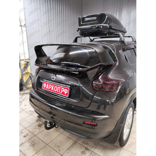 NS 26 AVTOS Фаркоп на Nissan Juke только 2WD 2011-2019. Необходима подрезка бампера. Тип шара: A. Нагрузки: 1500/75 кг, масса фаркопа 17 кг (без электрики в комплекте)