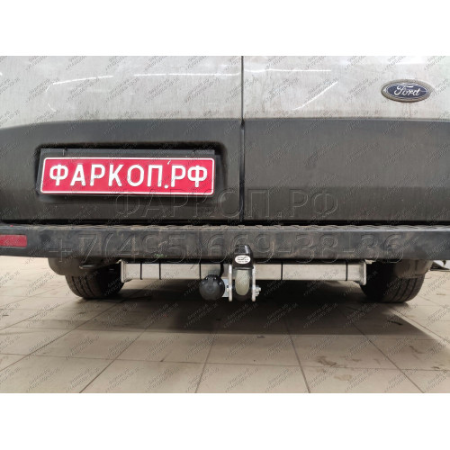 F125A GALIA Полностью оцинкованный фаркоп на Ford Tourneo 2013-, Ford Transit 2013-. Тип шара: A. Установка без снятия и выреза бампера. Нагрузки: 3500/140 кг, масса фаркопа 20,02 кг