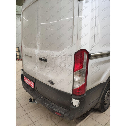 F125A GALIA Полностью оцинкованный фаркоп на Ford Tourneo 2013-, Ford Transit 2013-. Тип шара: A. Установка без снятия и выреза бампера. Нагрузки: 3500/140 кг, масса фаркопа 20,02 кг
