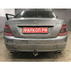 M125C GALIA Полностью оцинкованный фаркоп на Mercedes C-Class w204 седан 2007-2014 / s204 универсал 2007-2014, не подходит для AMG, не подходит на широкий бампер. Подрозетник убирается за бампер. Тип шара: C (горизонтальный съемный). Без выреза бампера. Н