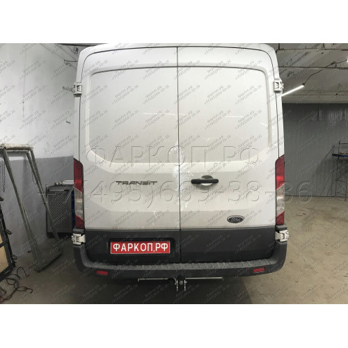 F125A GALIA Полностью оцинкованный фаркоп на Ford Tourneo 2013-, Ford Transit 2013-. Тип шара: A. Установка без снятия и выреза бампера. Нагрузки: 3500/140 кг, масса фаркопа 20,02 кг