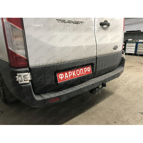 F125A GALIA Полностью оцинкованный фаркоп на Ford Tourneo 2013-, Ford Transit 2013-. Тип шара: A. Установка без снятия и выреза бампера. Нагрузки: 3500/140 кг, масса фаркопа 20,02 кг