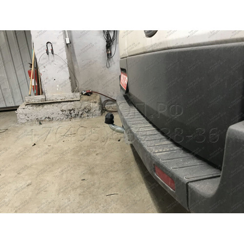 F125A GALIA Полностью оцинкованный фаркоп на Ford Tourneo 2013-, Ford Transit 2013-. Тип шара: A. Установка без снятия и выреза бампера. Нагрузки: 3500/140 кг, масса фаркопа 20,02 кг