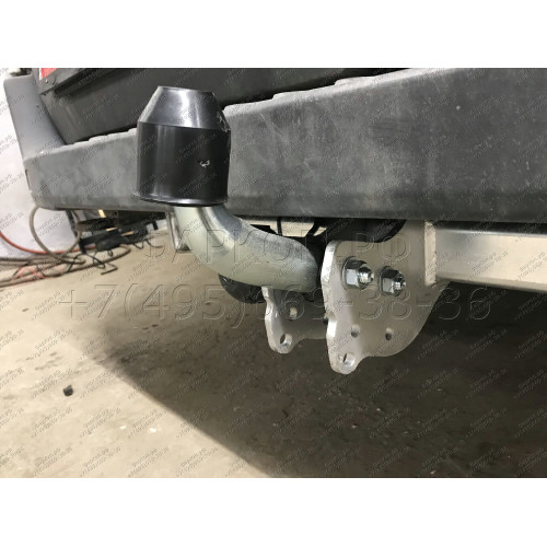 F125A GALIA Полностью оцинкованный фаркоп на Ford Tourneo 2013-, Ford Transit 2013-. Тип шара: A. Установка без снятия и выреза бампера. Нагрузки: 3500/140 кг, масса фаркопа 20,02 кг