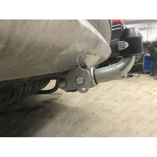M126C GALIA Полностью оцинкованный фаркоп на Mitsubishi Outlander 2012-2019, 2019-2022. Подрозетник убирается за бампер. Тип шара: C (горизонтальный съемный). Подрезка бампера. Нагрузки: 2000/100 кг, масса фаркопа 22,77 кг