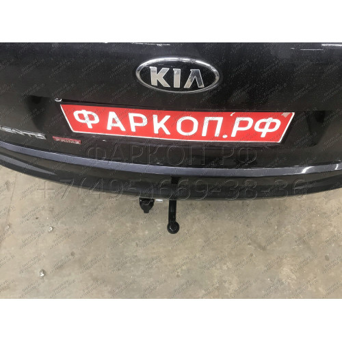 K121-A Лидер-плюс ТСУ для Kia Sorento Prime дорестайл 2015-2018 (дизель, бензин), Hyundai Santa Fe 2015-2018 (дизель). Требуется подрезка бампера. Нагрузки: 1300/75 кг, масса фаркопа 18,42 кг (без электрики в комплекте)
