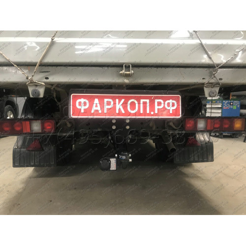 5608-A ORIS Фаркоп на Газель 3302 борт, 33023 (фермер с двойной кабиной), не подходит для удлиненной базы 1997-, Газель NEXT бортовая (стандартная база) 2013-2016 без подрезки бампера. Тип шара: A. Нагрузки: 1400/75 кг, масса фаркопа 16 кг (без электрики 
