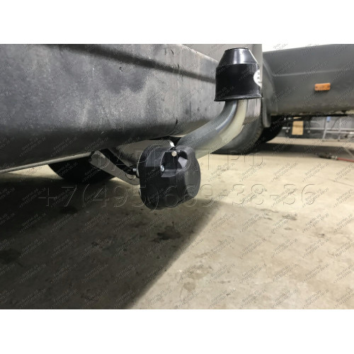 O060A GALIA Полностью оцинкованный фаркоп на Renault Master 2010-, Opel Movano B 2010-2021, Nissan NV400 2011-2021, Nissan Interstar 2022- фургон без ступеньки, передний привод, кроме двухскатных авто. Тип шара: A. Установка без снятия и выреза бампера. Н