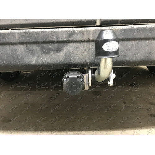 O060A GALIA Полностью оцинкованный фаркоп на Renault Master 2010-, Opel Movano B 2010-2021, Nissan NV400 2011-2021, Nissan Interstar 2022- фургон без ступеньки, передний привод, кроме двухскатных авто. Тип шара: A. Установка без снятия и выреза бампера. Н