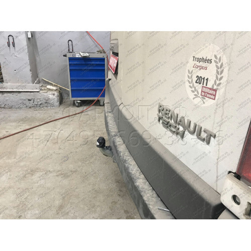 O060A GALIA Полностью оцинкованный фаркоп на Renault Master 2010-, Opel Movano B 2010-2021, Nissan NV400 2011-2021, Nissan Interstar 2022- фургон без ступеньки, передний привод, кроме двухскатных авто. Тип шара: A. Установка без снятия и выреза бампера. Н