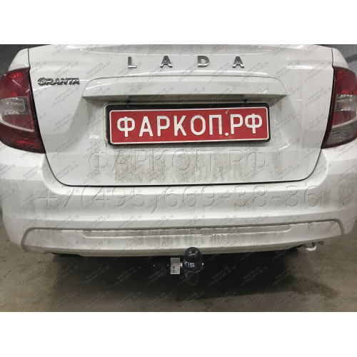 1218-A ORIS Фаркоп на Лада Гранта седан/лифтбек 2012-2016, Datsun on-DO 2014-2020, Лада Калина 1118 седан 2005-2013, Лада Калина 1117 универсал 2007-2013, Лада Калина 2 2194 универсал 2013-2018 без подрезки бампера. Тип шара: A. Нагрузки: 1100/75 кг, масс