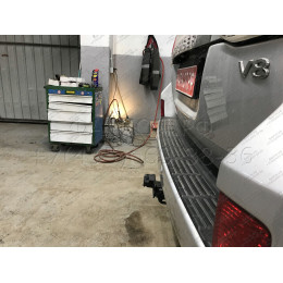TLC-16-991122.00 PT GROUP Фаркоп на Toyota Land Cruiser 200 Executive/Excalibur 2016-2018 без подрезки бампера. Тип шара: E (легкосъемный шар под квадрат). Нагрузки: 3500/140 кг, масс