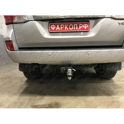 TLC-16-991122.00 PT GROUP Фаркоп на Toyota Land Cruiser 200 Executive/Excalibur 2016-2018 без подрезки бампера. Тип шара: E (легкосъемный шар под квадрат). Нагрузки: 3500/140 кг, масса фаркопа 12,1 кг (без электрики в комплекте, не комплектуется заглушкой