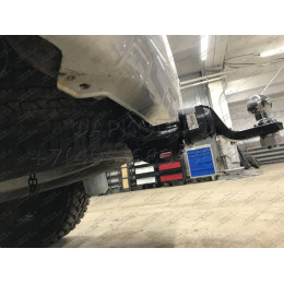 TLC-16-991122.00 PT GROUP Фаркоп на Toyota Land Cruiser 200 Executive/Excalibur 2016-2018 без подрезки бампера. Тип шара: E (легкосъемный шар под квадрат). Нагрузки: 3500/140 кг, масс