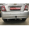 C063A GALIA Полностью оцинкованный фаркоп на Chevrolet Aveo седан 2012-2015. Подрозетник убирается за бампер. Тип шара: A. Без выреза бампера. Нагрузки: 1100/50 кг, масса фаркопа 13,42 кг