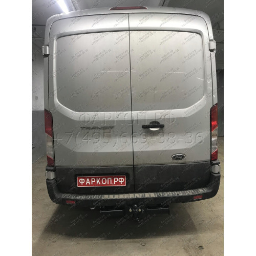 3984-F ORIS Фаркоп на Ford Transit 2014-, в т.ч. для удлиненной базы. Без выреза в бампере. Тип шара: F. Нагрузки: 2500/120 кг, масса фаркопа 34,2 кг (без электрики в комплекте)