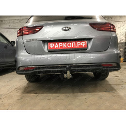 H100C GALIA Полностью оцинкованный фаркоп на Kia Ceed универсал, в т.ч. дизель, в т.ч. GT-Line, в т.ч. hybrid 2018-, Hyundai i30 универсал, в т.ч. дизель, в т.ч. GT-Line, в т.ч. 