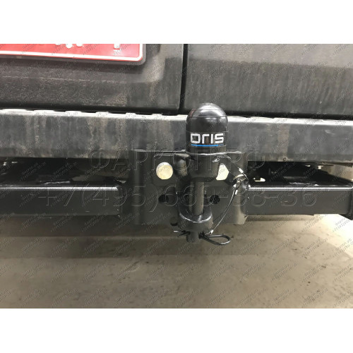 3984-F ORIS Фаркоп на Ford Transit 2014-, в т.ч. для удлиненной базы. Без выреза в бампере. Тип шара: F. Нагрузки: 2500/120 кг, масса фаркопа 34,2 кг (без электрики в комплекте)