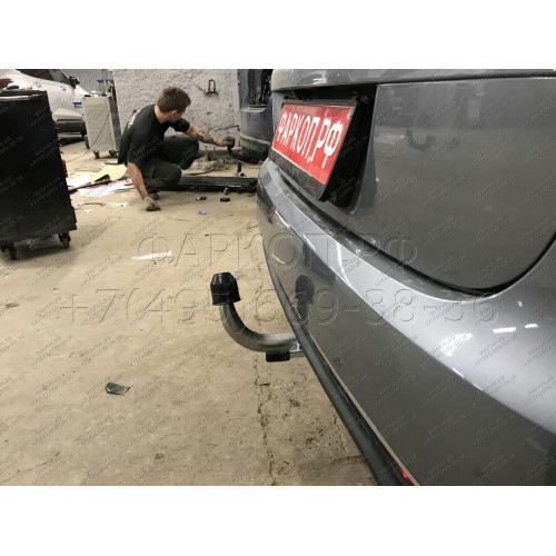 H100C GALIA Полностью оцинкованный фаркоп на Kia Ceed универсал, в т.ч. дизель, в т.ч. GT-Line, в т.ч. hybrid 2018-, Hyundai i30 универсал, в т.ч. дизель, в т.ч. GT-Line, в т.ч. hybrid 2017-. Тип шара: C (горизонтальный съемный). Установка без снятия и вы