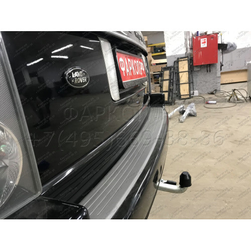 R050C GALIA Полностью оцинкованный фаркоп на Land Rover Range Rover III 2002-2013. Тип шара: C (горизонтальный съемный). Без выреза бампера. Нагрузки: 3500/150 кг, масса фаркопа 26,85 кг