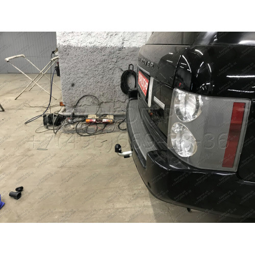 R050C GALIA Полностью оцинкованный фаркоп на Land Rover Range Rover III 2002-2013. Тип шара: C (горизонтальный съемный). Без выреза бампера. Нагрузки: 3500/150 кг, масса фаркопа 26,85 кг