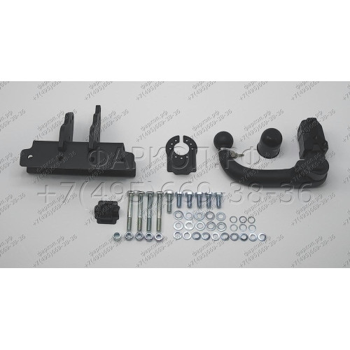 J-080 STEINHOF Фаркоп на Jeep Gladiator 01/2020- без снятия и подрезки бампера. Тип шара: AV (вертикальное быстросъемное крепление шара на ключе). Нагрузки: 3500/180 кг, масса фаркопа 4,82 кг (без электрики в комплекте)
