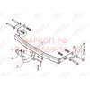 JW 02 AVTOS Фаркоп на Jeep Compass 2006-2017, Jeep Liberty 2006-2016. Требуется подрезка бампера. Тип шара: A. Нагрузки: 1500/75 кг, масса фаркопа 16 кг (без электрики в комплекте)