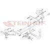K-091 STEINHOF Фаркоп на Kia Sorento 2020- без снятия и подрезки бампера. Тип шара: A. Нагрузки: 2500/120 кг, масса фаркопа 22,55 кг (без электрики в комплекте)