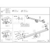 K029A GALIA Полностью оцинкованный фаркоп на Hyundai i30 хетчбек FD 2007-2010, Kia Ceed хетчбек 2006-2012, в т.ч. Kia Pro-Ceed. Тип шара: A. Невидимый вырез бампера. Нагрузки: 1500/75 кг, масса фаркопа 15,52 кг