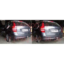 K030A GALIA Полностью оцинкованный фаркоп на Kia Ceed универсал 2006-2012. Тип шара: A. Невидимый вырез бампера. Нагрузки: 1500/75 кг, масса фаркопа 16,82 кг